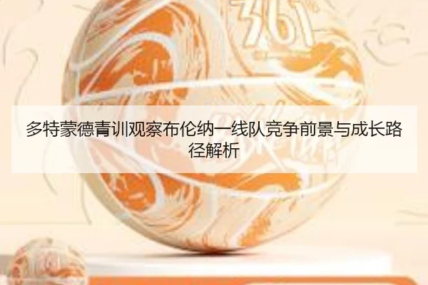 多特蒙德青训观察布伦纳一线队竞争前景与成长路径解析